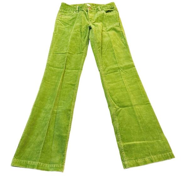 J. Crew Favorite Fit Green Cord Style Denim Jeans Size 4 Regular - Picture 2 of 6